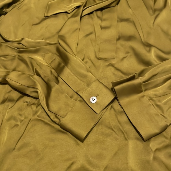 DVF Diane vonFurstenburg silk tie sash blouse - Picture 4 of 6